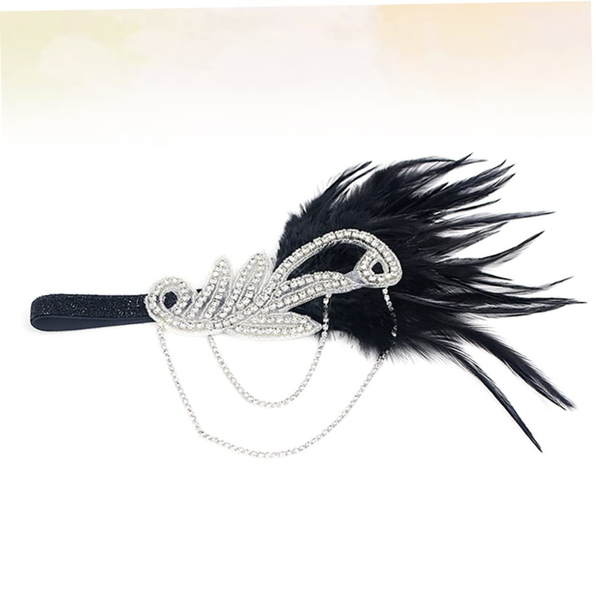 FRCOLOR 3stücke Rhinestone Haarband Im Europäischen Retro-stil Elegantes Accessoire Für Bühnenaufführungen Und Partys Schwarz Mit Weißen Strasssteinen Für Frauen Und Festliche
