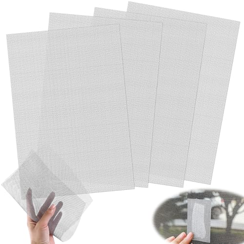 Grillage Fin En Acier Inoxydable 300 x 210mm 4pcs Grille Metallique Trou De 1mm Grillage Anti Rongeur 20 Mailles Grillage Fine Maille Pour Aérations Maison...