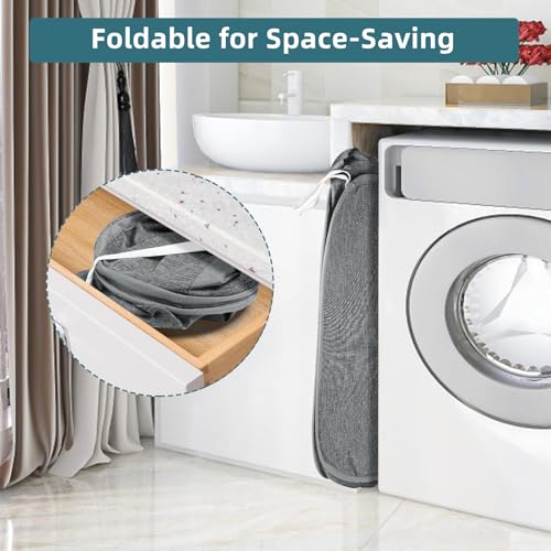 Battoo BB3-1 Collapsible Laundry Baskets, Tear Proof Pop Up Laundry Hamper With Dual Handles, Durable Foldable Laundry Basket, Easy To Carry Laundry Hamper For Home, Laundry Room, Bedroom, Dorm thumb #4