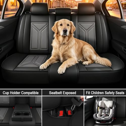 Image of Custom Car Seat Cover for Jeep Gladiator 2020-2026,Easy install,Black Gray