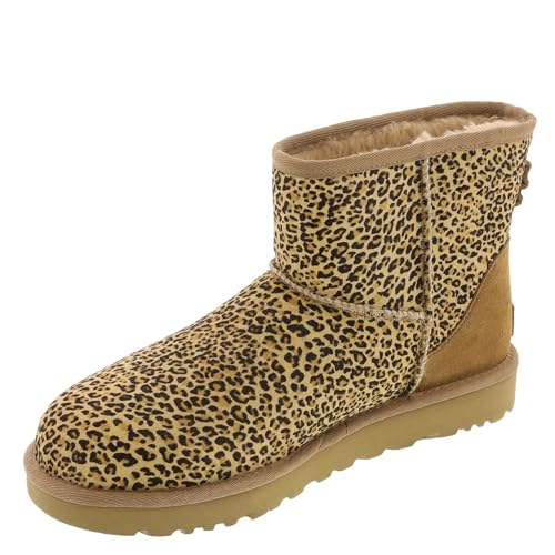 UGG Women's Classic Mini Speckles Boot, Chestnut, 64