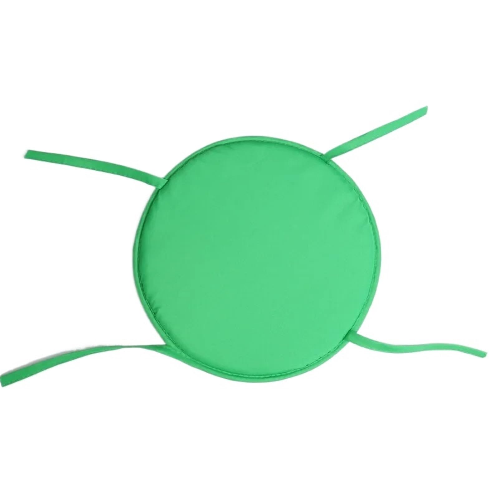 Gwyzax Stool Cushions 5 PCS Household Round Stool Cushion Thickened Sponge Fart With Strap Simple Fabric Design(Green,30cm)