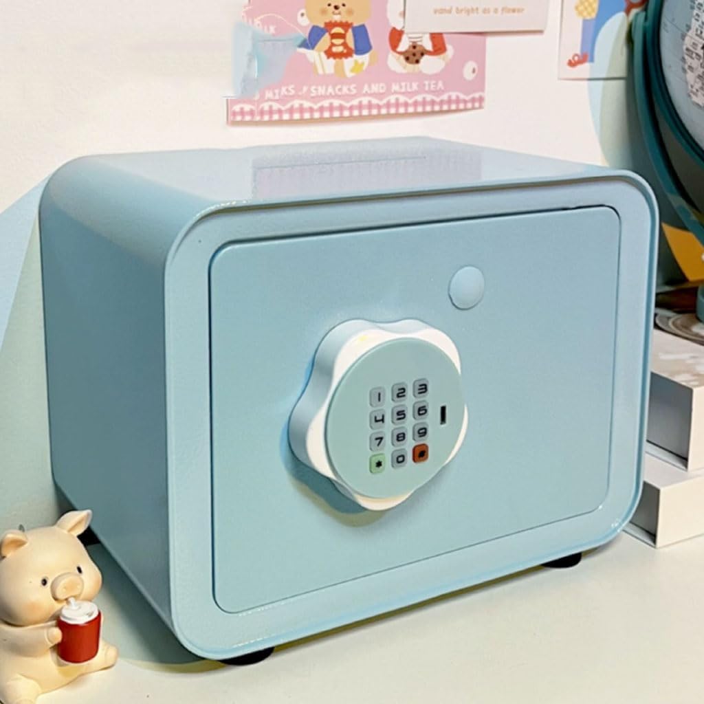 再利用できる 金属貯金箱長方形パスワードロック付き電気コインバンク貯金箱家庭
