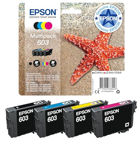 Epson 603 Ink Cartridge Multipack (4 colors) – Cost-effective and High-Quality