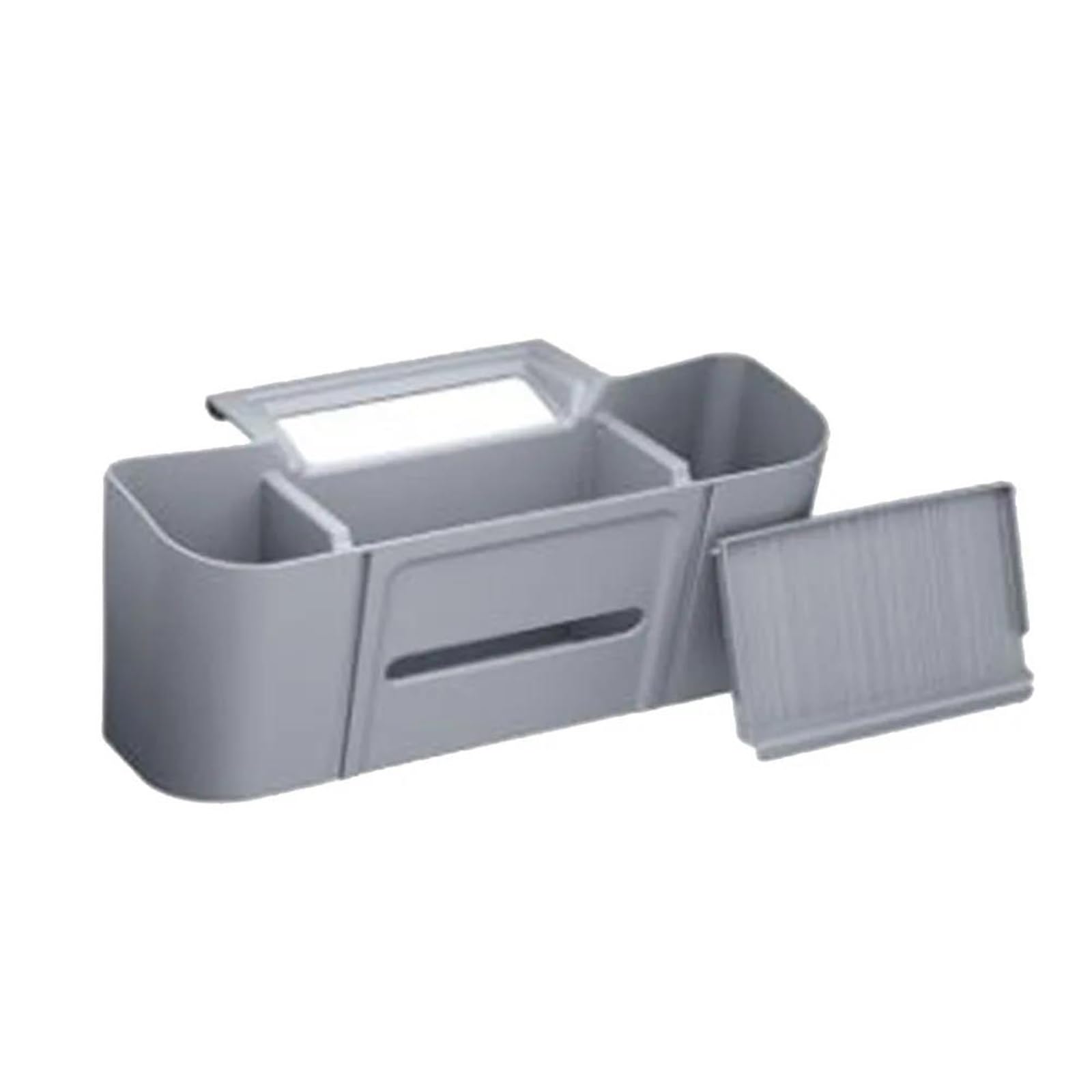 Nolongnrdx Flat-Lid For Sienna 2021-2026 Car Center Console Rear Armrest Organizer Storage Box Interior Accessories Car Center Console Decorative Panel