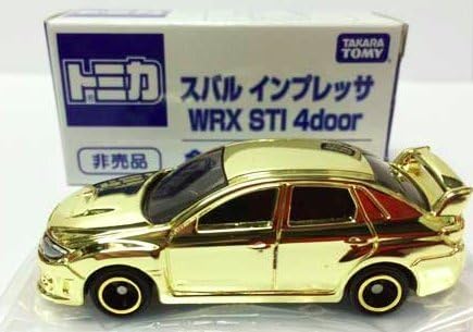 Amazon トミカ スバル インプレッサ Wrx Sti 4door 金メッキver ミニカー ダイキャストカー ホビー
