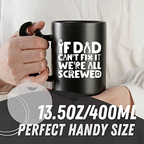 Onebttl-Dad-Gifts-Coffee-Mug-with-Wrench-Spanner-Handle-Gifts-for-Dad-from-Daughter-and-Son-135oz-Funny-Ceramic-Mug-for-Father-on-Birthday-Fathers-Day-Christmas-Dad-Can-Fix Onebttl Dad Gifts Coffee Mug with Wrench Spanner Handle Gifts for Dad from Daughter and Son 135oz Funny Ceramic Mug for Father on Birthday Fathers Day Christmas Dad Can Fix