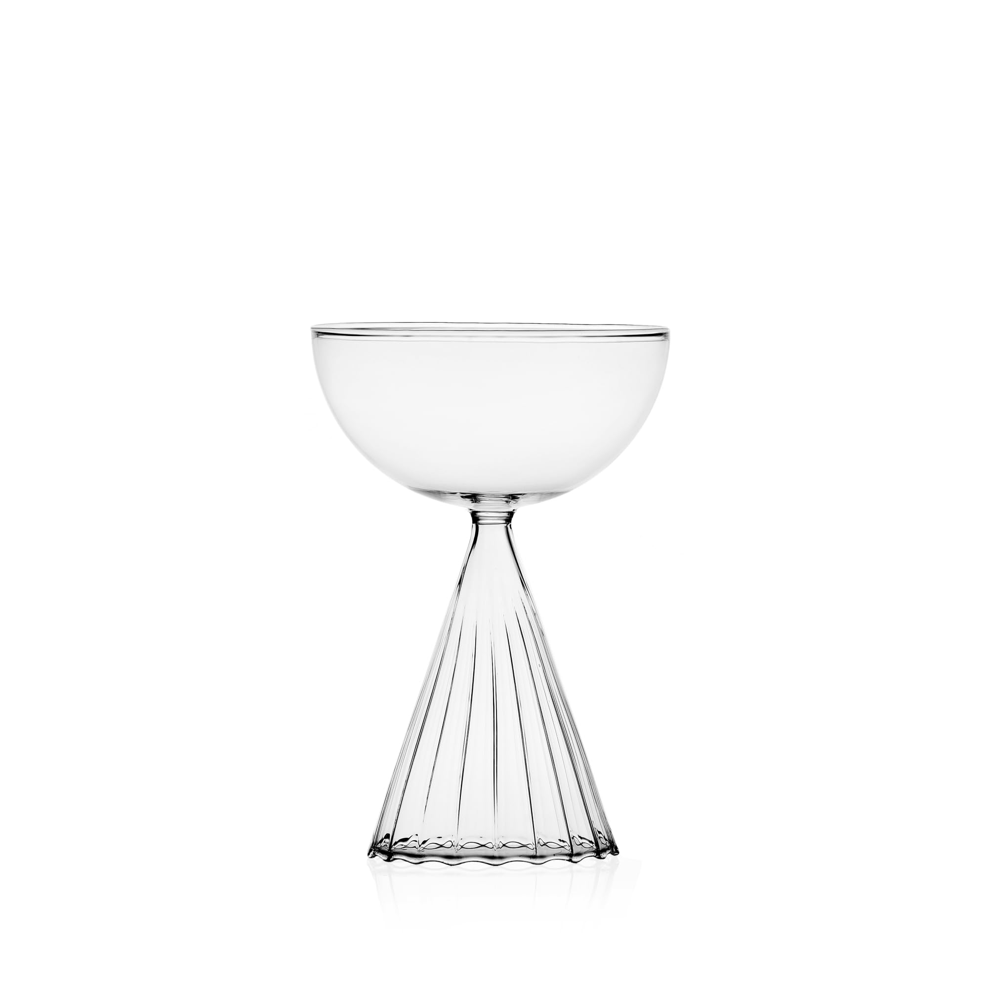 Ichendorf Milano Champagne Cup Tutu Collection 25 cl Borosilicate Glass Handmade