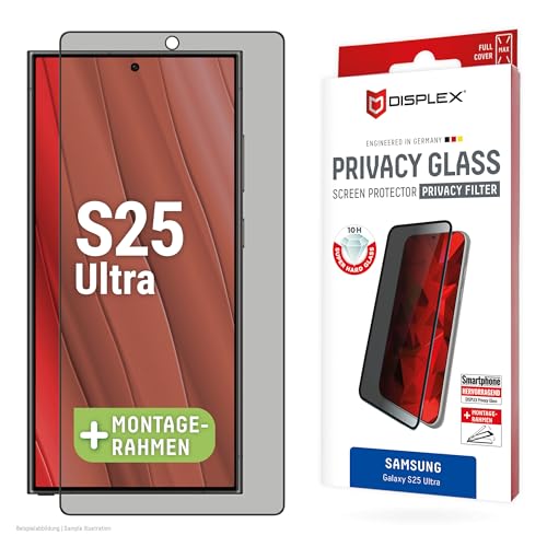 Verre de confidentialité DISPLEX S25 Ultra anti-espion antichoc