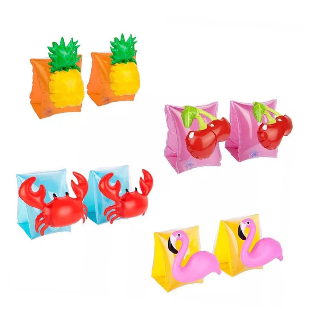 Totority Arm Float Boys and Girls Swimming Pool Accessory Pools PVC Soft for Sensitive Skin Pineapple