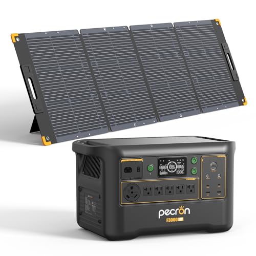 pecron F3000LFP with 300W Solar Panel