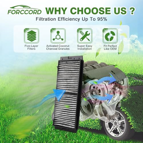 Image of 4-Pack Cabin Air Filters for Mazda 3 2010-2013, Mazda 3 Sport 2010-2014 | Replace#CF11672, Cabin Filter Automotive Replacement Passenger Compartment Air Filters Car Accessories