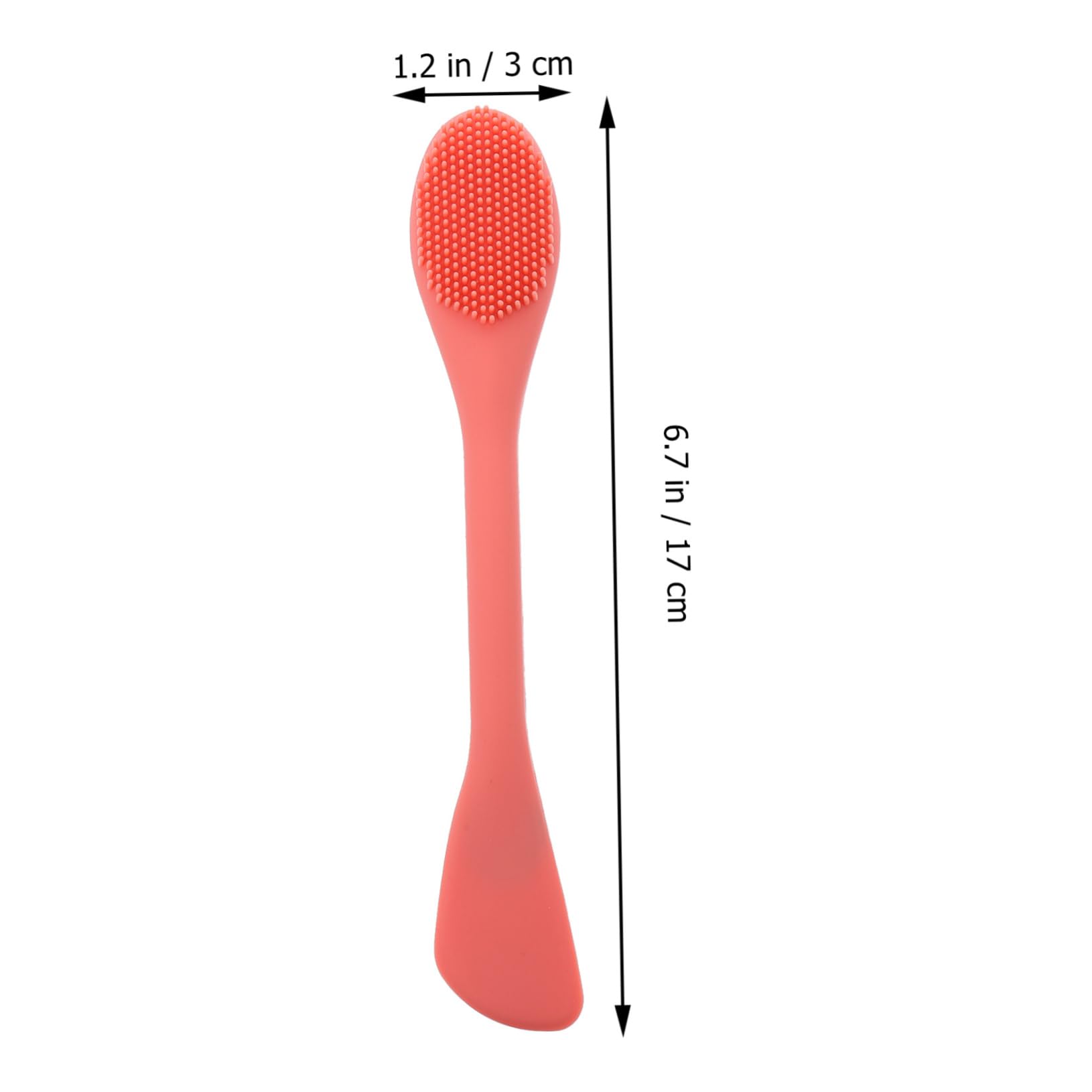 Mikinona Facial Brush Silicone Facial Brush Double Sided Design Gentle Face Exfoli