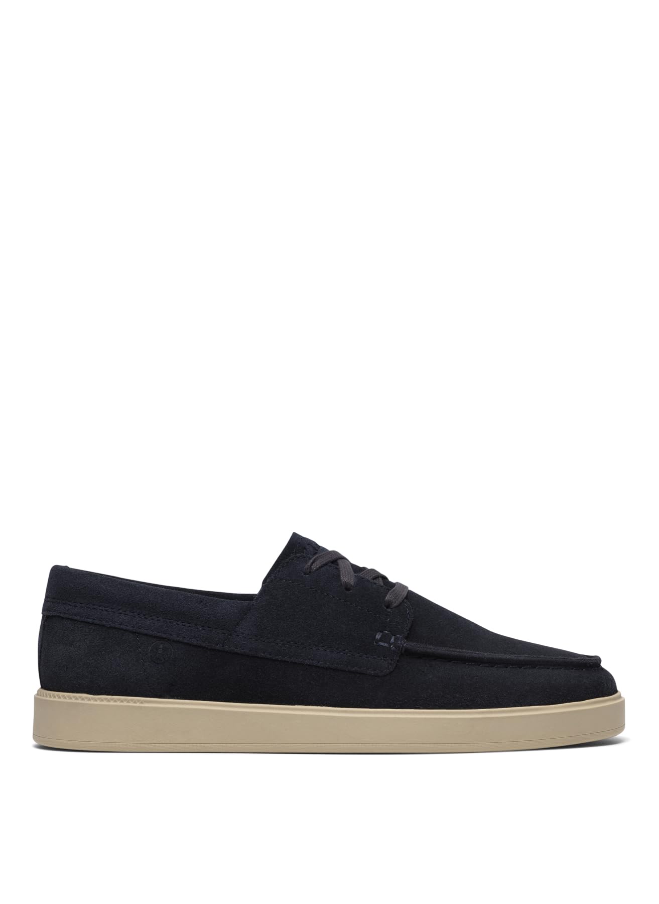 Clarks Lockford Boat Mens Navy Suede, 9