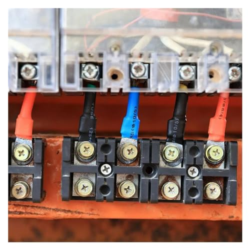 Fundas termorretráctiles con conectores crimpado coche y kit pala para terminales aislados 5