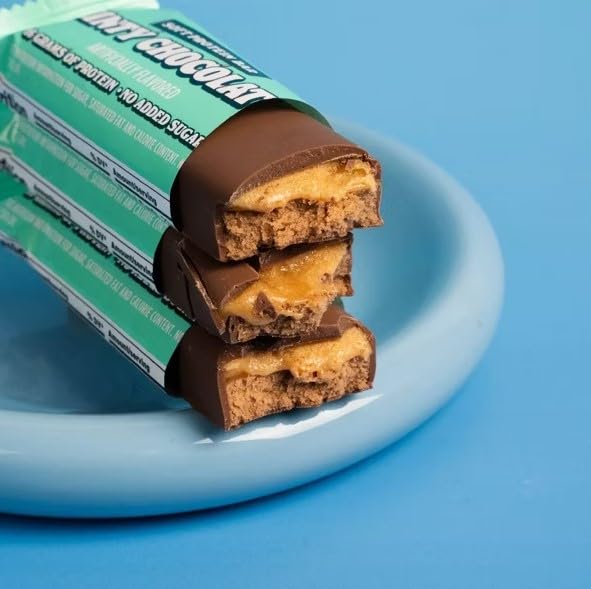 Barebels Protein Bars – Variety 4-Pack (Key Lime Pie, Salted Peanut Caramel, Caramel Choco, Wild Cherry, Minty Chocolate) – 16–20g Protein per Bar (Minty Chocolate)