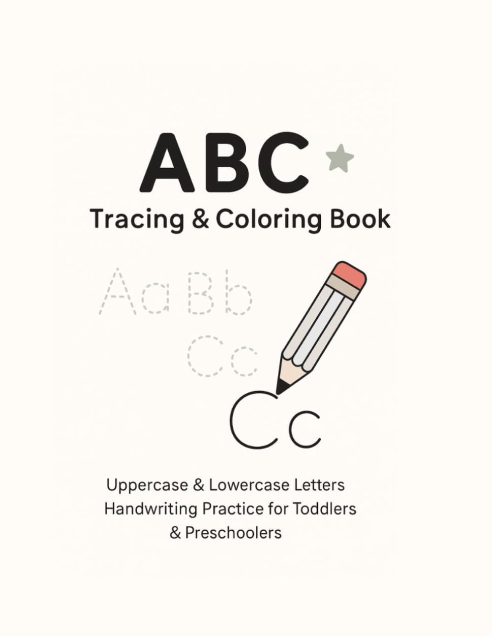 ABC Tracing & Coloring Book: Uppercase & Lowercase Letters Handwriting Practice for Toddlers and Preschoolers (Tiny Light Activity Series)