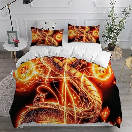 Couvre-lit dragon fermeture éclair en microfibre super king premium