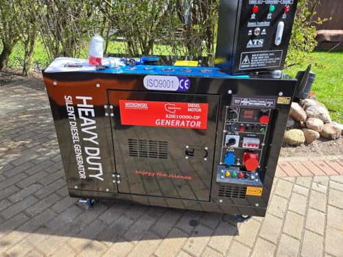 WITKOWSKI Generador diésel 8,5 kVA de corriente de emergencia 230 V/400V