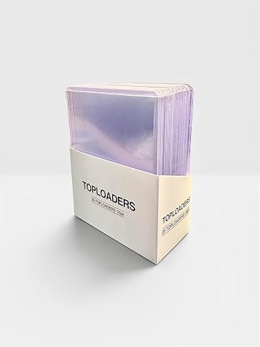 Top Loader Card Holders, 35pt Thickness, Clear Protective Sleeve for Trading Cards (25 pack)