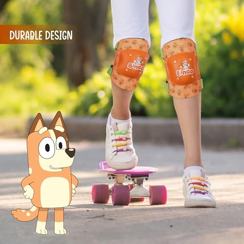 Image of Kids Elbow and Knee Pads, Protective Gear Set, Adjustable Straps