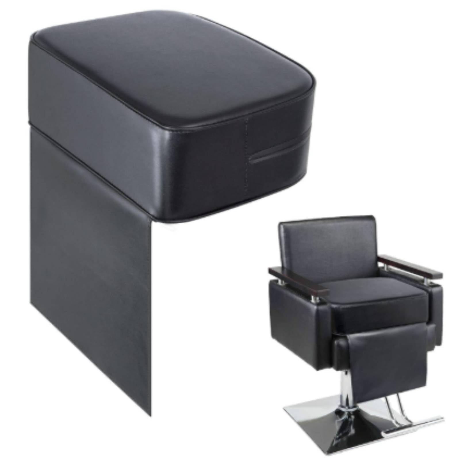 Gralara Cuscino Rialzato da Salone Universale Cuscino in Pelle PU Professionale Rialzo per Bambini, Parrucchiere, Barbiere