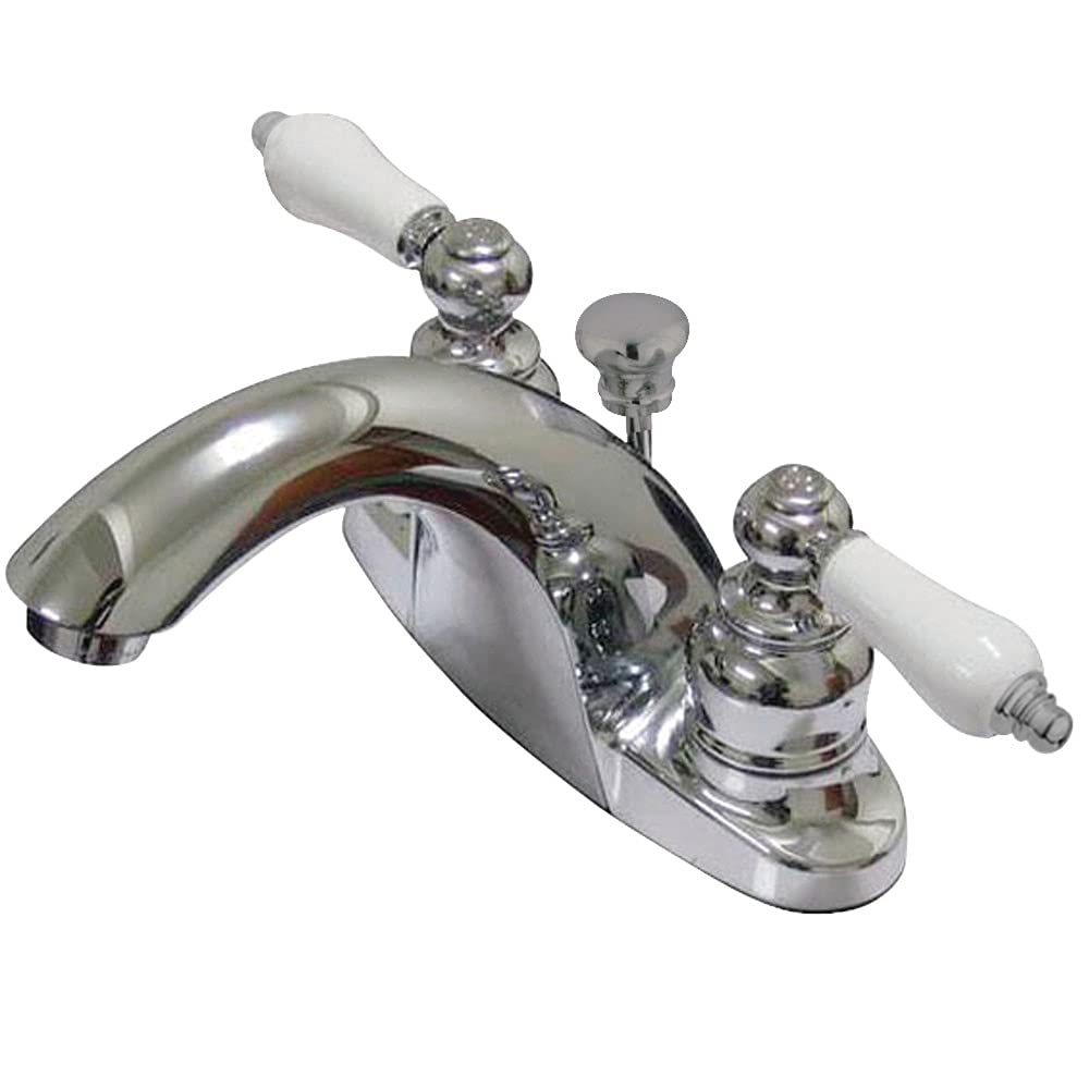 Robinet de toilette Kingston KB7641PL mélangeur 3 trous laiton chrome poli 10.2 cm