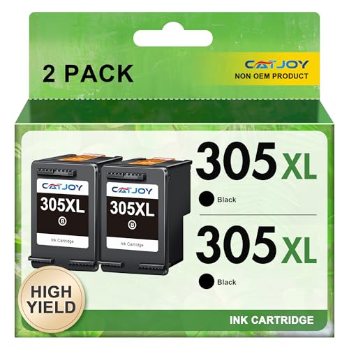 Cartouche d'encre 305XL noire lot de 2 fini les pannes d'encre sur Envy 6000