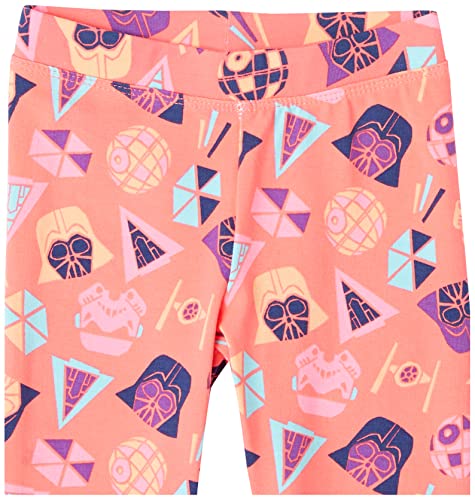 Image of Amazon Essentials Disney | Marvel | Star Wars | Frozen | Princess Girls and Toddlers' Cotton Stretch Leggings, Multipacks