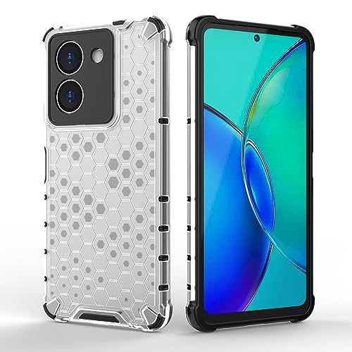 Image of Glasgow Back Case Cover Designed for [ Vivo Y36 / Y36 4G ] (Stylish Look | Shock Proof) - Transparent