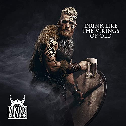 Caneca Viking Culture Drinking Horn, copo de shot e abridor de garrafa (3 peças) Conjunto) autêntico