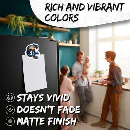Imanes decorativos de vinilo 4 pulgadas, pack de 2 miniatura 4
