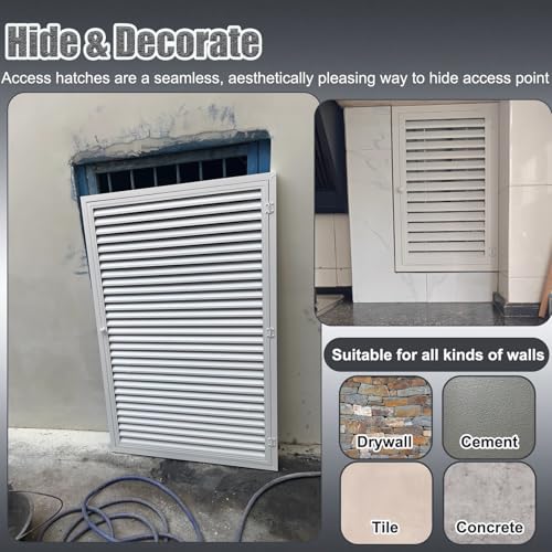 Trappe d'accès ventilation pour intégrer discrètement la climatisation