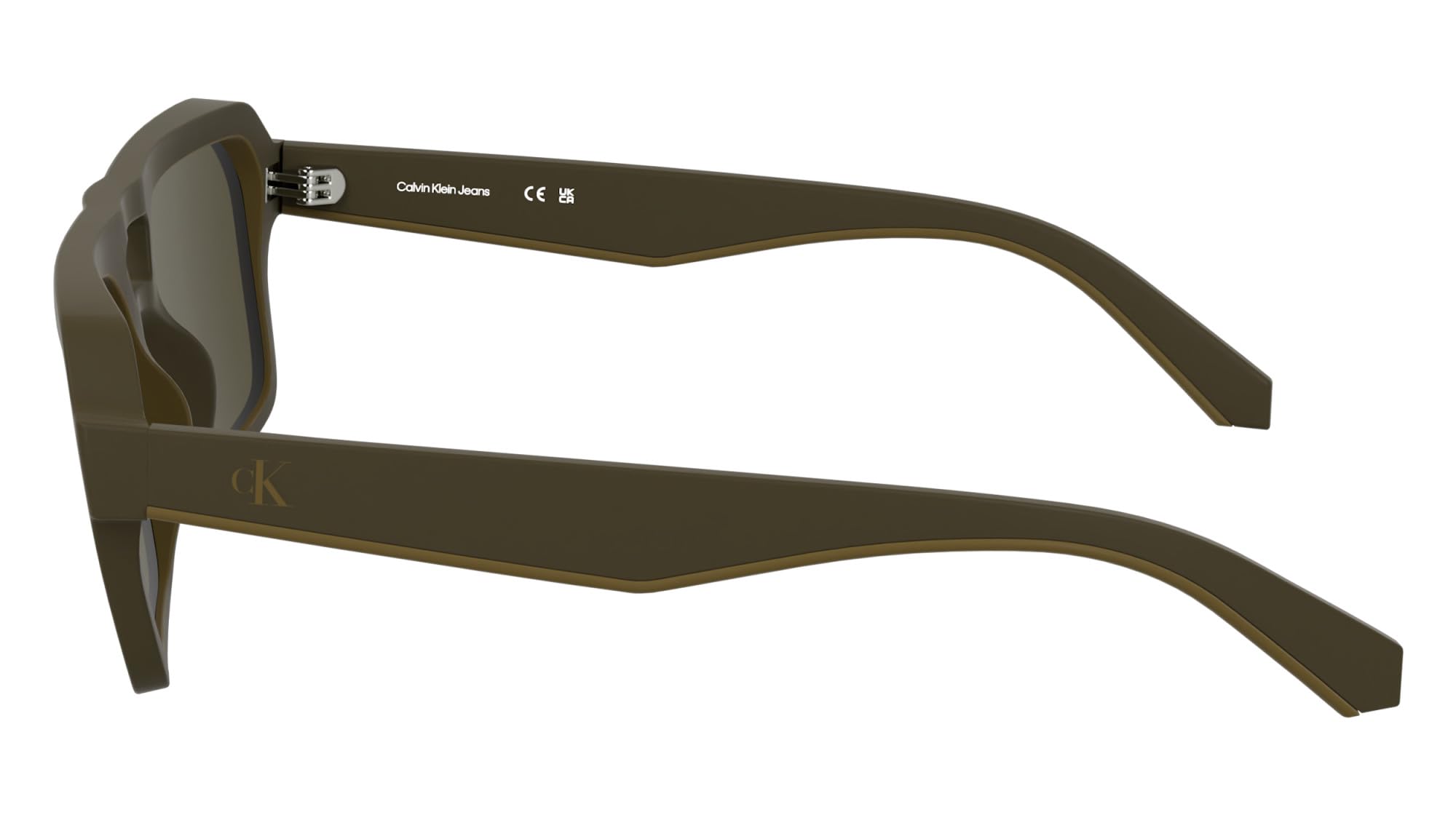 Calvin Klein Jeans Men's Sunglasses CKJ25603S - Matte Brown with Solid Brown Lens