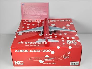 NG Models air Greenland for Airbus A330-200 OY-GRN 1:400 Aircraft
