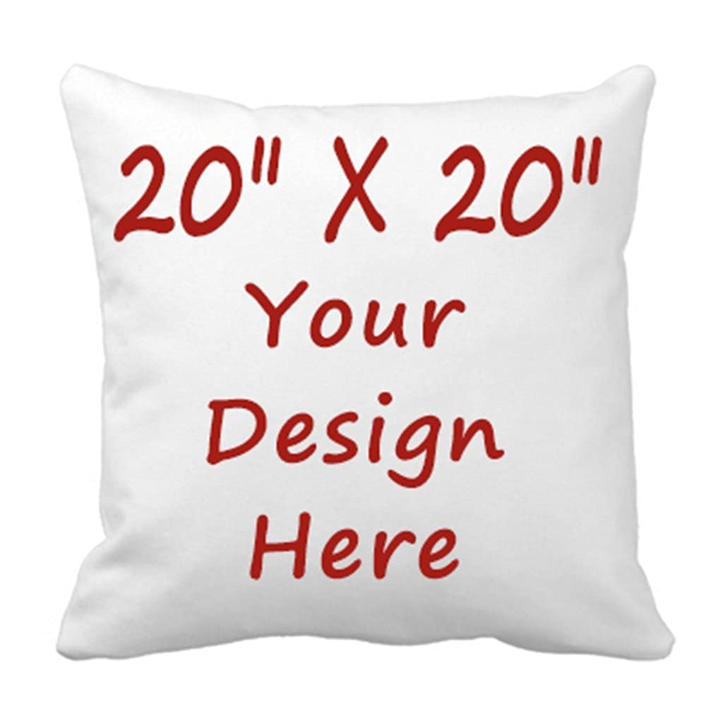 Mr.panda White Custom Throw Pillow Cover With Image Or Text, Velvet Decor Personalized Pillowcases Double-Sided Printing, Customize Photo Pet Pillow, Christmas, Anniversary, Valentines Day, Birthday, Moms Gifts