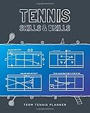 Tennis Skills & Drills - Term Tennis Planner: Tennis Coaches - organise your Tennis Lessons, Plan your Drills, Periodisation Planner + More *8x10inches* *Sketch Design*