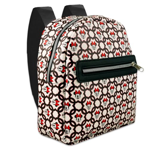 Minnie Mouse Mini Backpack For Women - Bundle with 10” Disney Leather Backpack Set and Decals | Minnie Travel Bag2