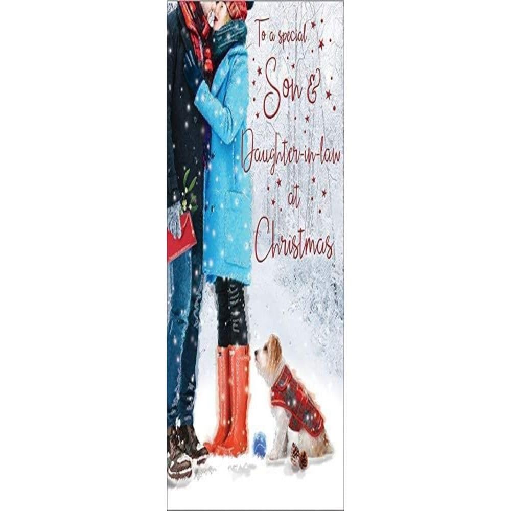 Regal Publishing Christmas Card Son & Daughter in Law - 9 x 6 inches