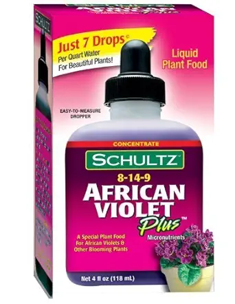 Schultz African Violet Plus Plant Food 8-14-9, 4 fl oz