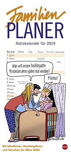 Preisvergleich Produktbild Butschkow Familienplaner - Kalender 2019