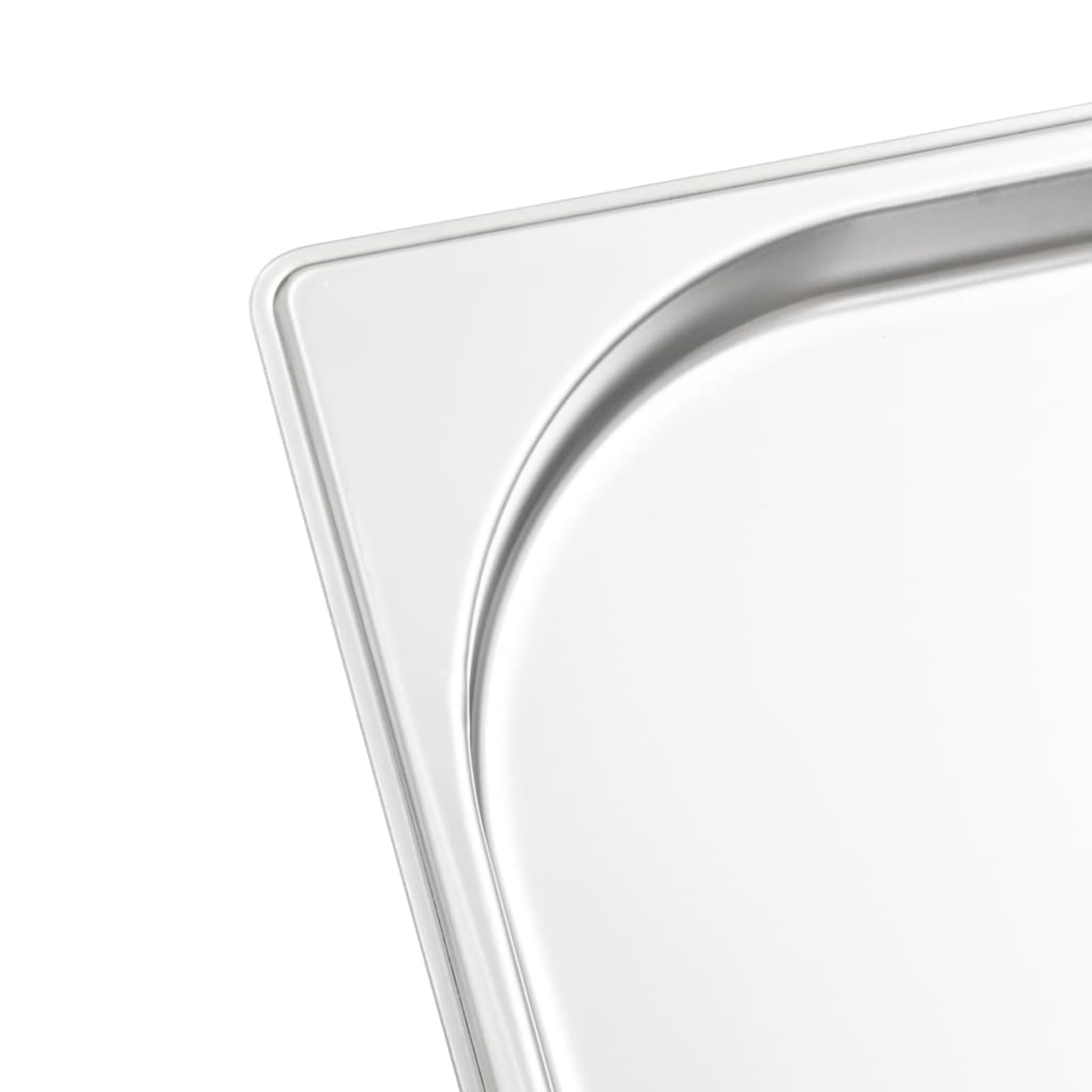 Brokky Contenitori Gastronorm 8 pz GN 1/2 20 mm in Acciaio Inox-Contenitore, Acciaio Inossidabile Contenitore gastronorm