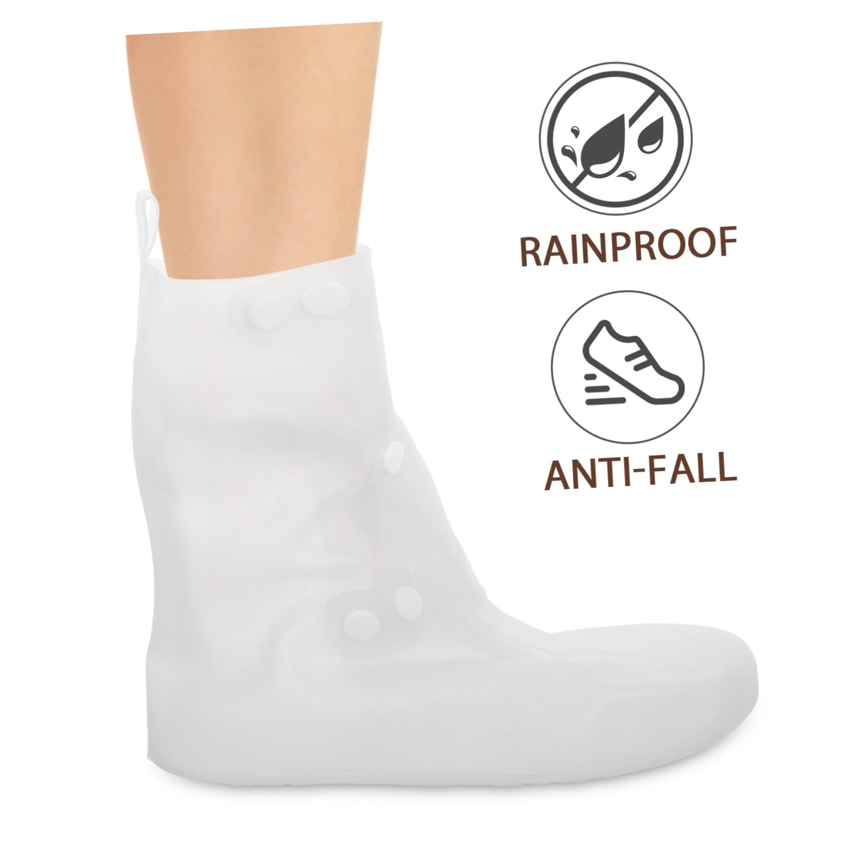 VANZACK 2 Pares De Fundas Impermeables Para Zapatos Fundas Protectoras Para Zapatos De Mujer Impermeables Para De