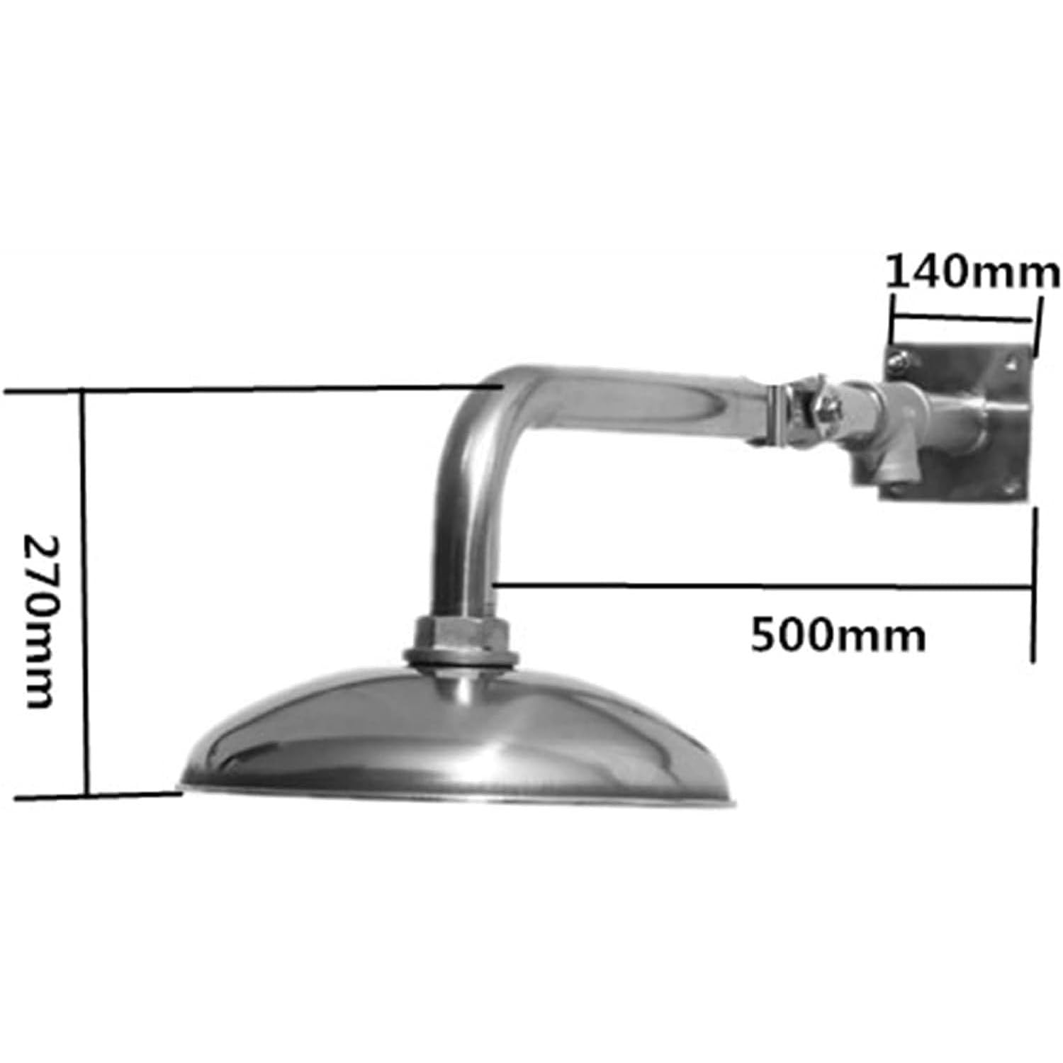 Station de lavage oculaire d'urgence, rondelle murale en acier inoxydable pour laboratoire et sécurité industrielle