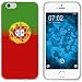 Produktbild PhoneNatic Case kompatibel mit Apple iPhone 6s / 6 Silikon-Hülle WM Portugal M8