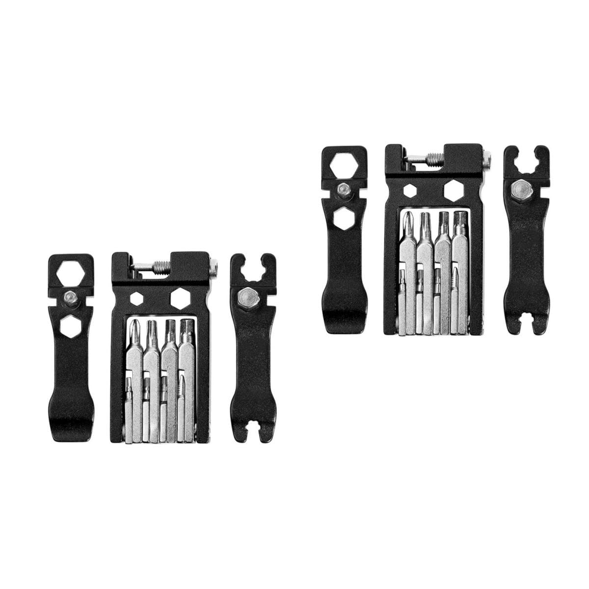 Toddmomy 2pezzi Strumento Multifunzionale Per Riparazioni Biciclette Kit Portatile Chiave e Cacciavite Carbonioso Facile Trasportare e Utilizzare