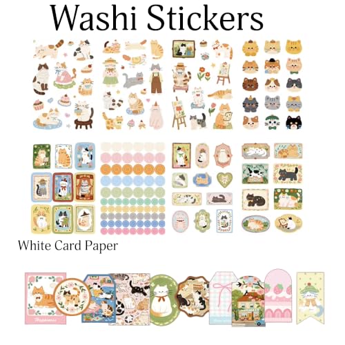 Image of The AutoStory Vintage Scrapbook Album Kit - A6 Junk Journal Notebook with Aesthetic Stickers, Collage Paper Pack & Washi Tape - DIY Journaling Supplies Gift for Teens & Girls (Sweet Dream, Pink)