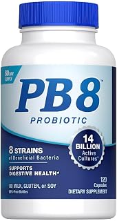 PB8 Probiotic | 14 Billion CFU | 120 Capsules | 8 Strains