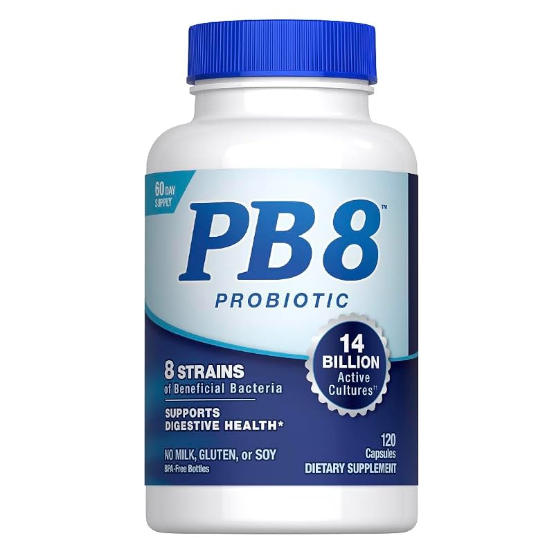 PB8 Suplemento Probiótico 14 bilhões de UFC 120 cápsulas