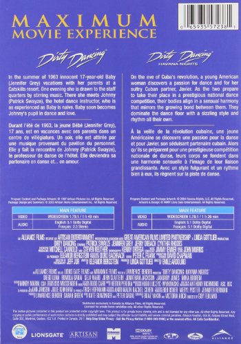 Dirty Dancing Película Pack Doble DVD con La Habana Nights Cine Romántico 3